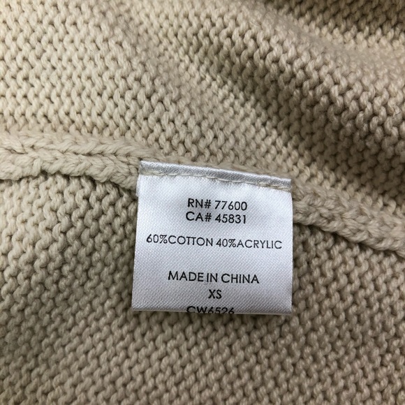 Chaser contrast stitch cardigan sweater Knit XS - Picture 7 of 8